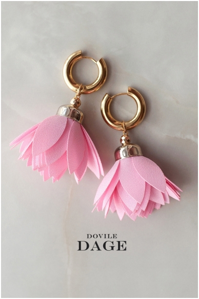 Earrings "Flamingo Bloom"