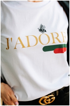 Marškinėliai "J'adore"